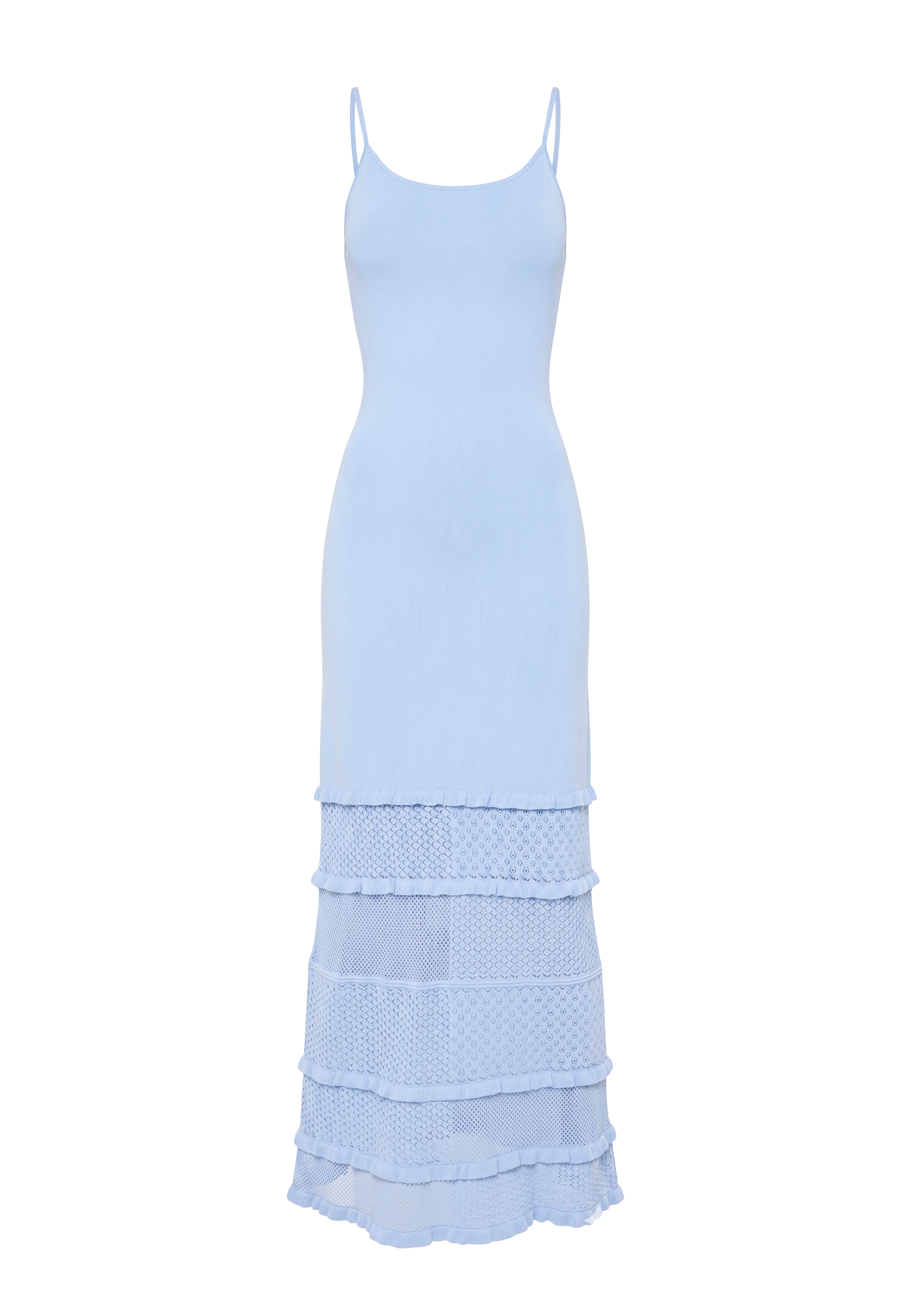 Pale blue maxi dress
