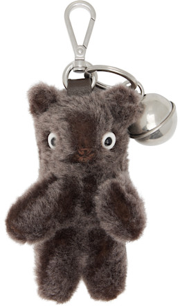 Brown Teddy Bear Keychain - Acne Studios