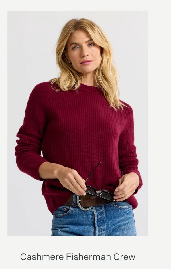 Cashmere Fisherman Crew