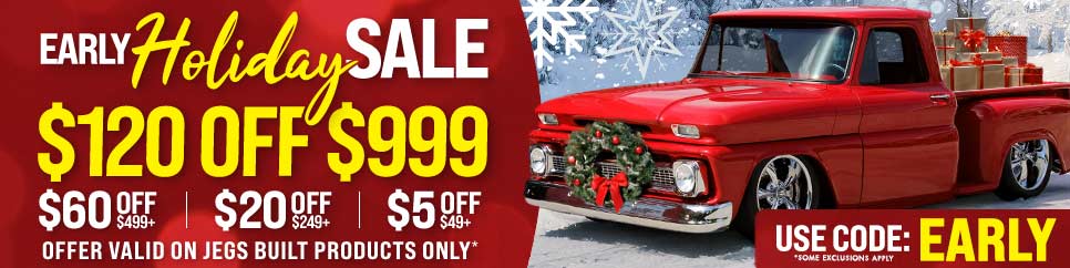 Early Holiday Sale - Use code: "EARLY"
