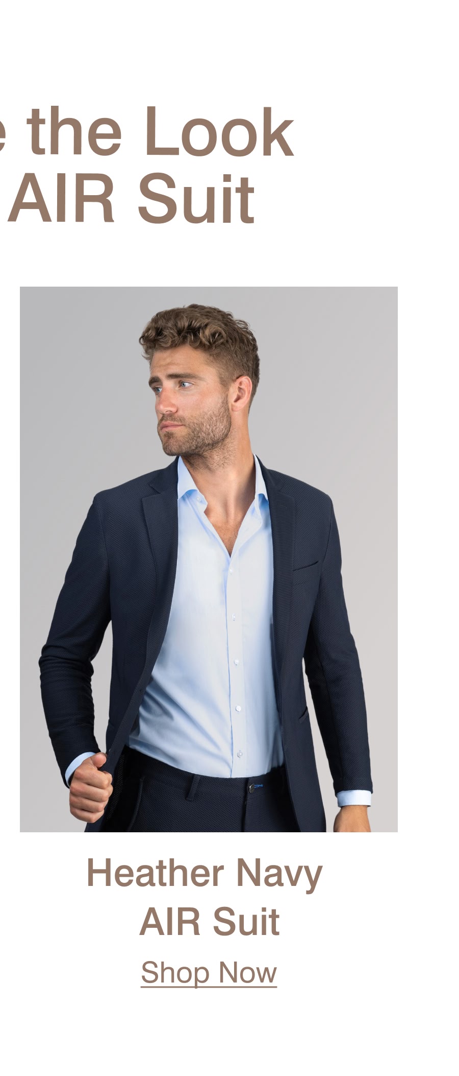 Heather Navy AIR Suit