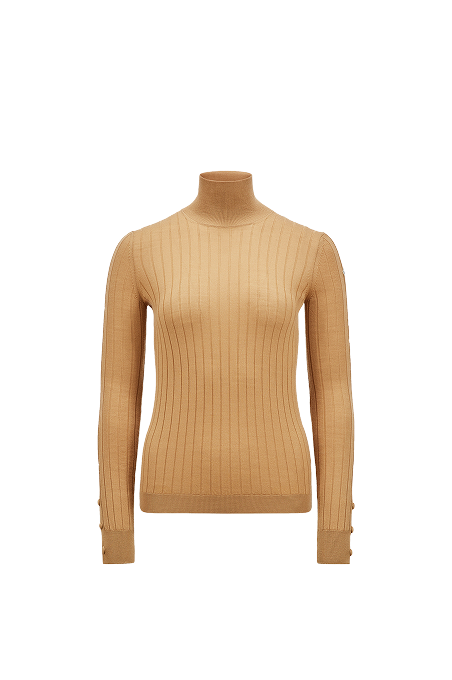 Wool & Cashmere Turtleneck Sweater