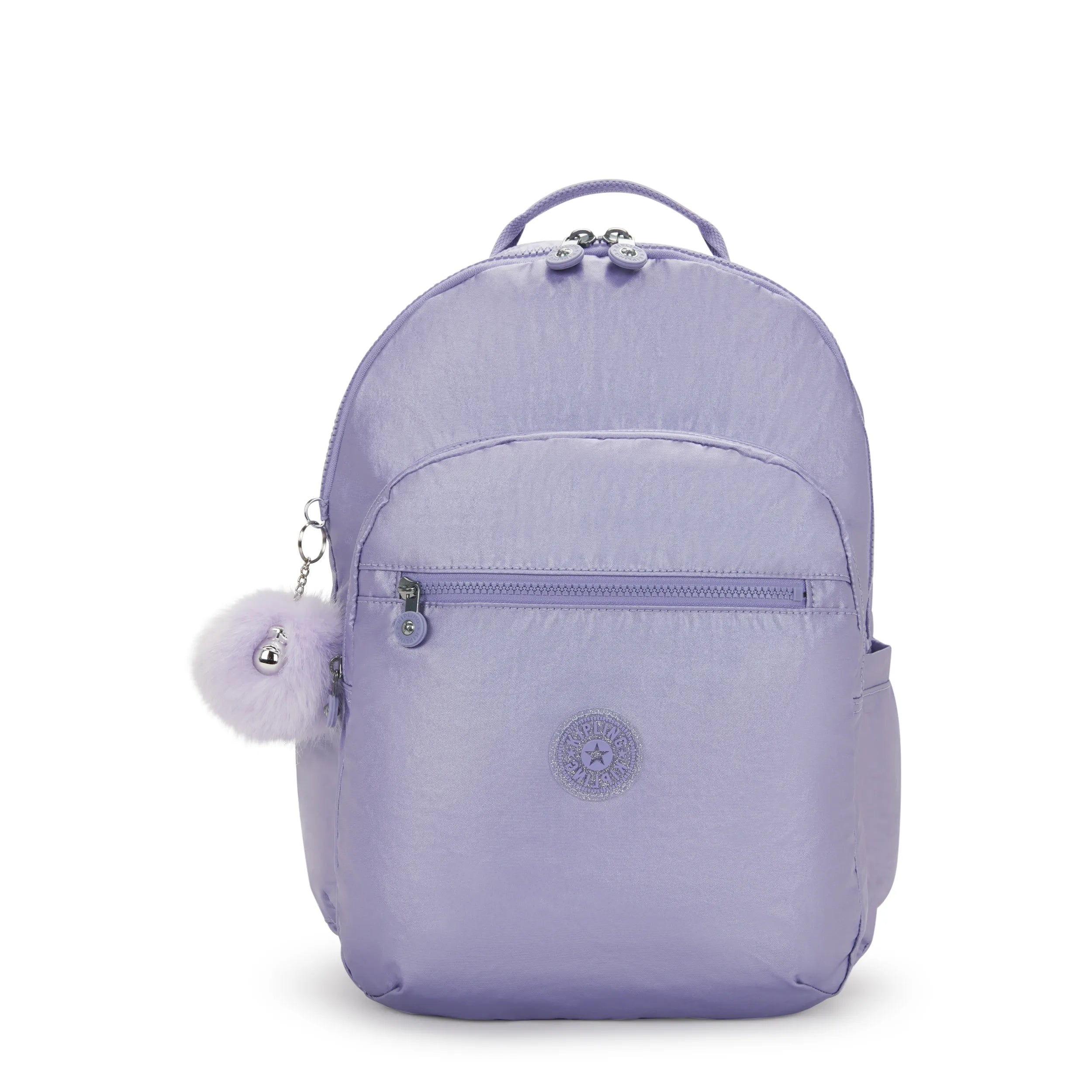 Seoul Extra Large Metallic 17" Laptop Backpack-Amethyst Aura Metallic