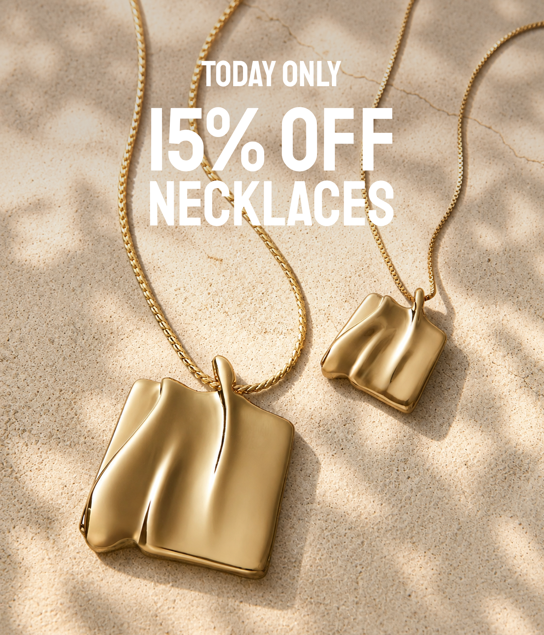 Today Only: 15% Off Necklaces