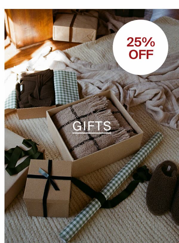 Gifts: 25% Off