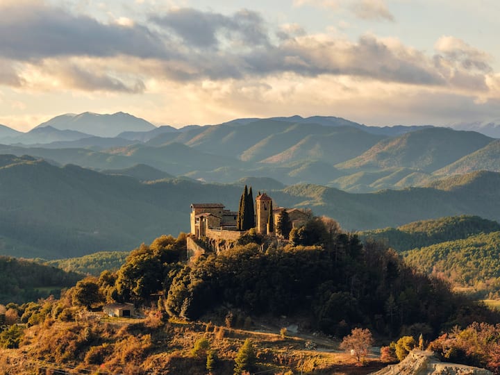 Castle in Llaés, Spain