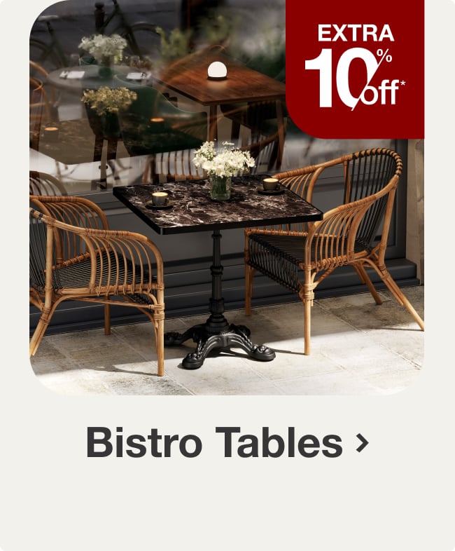 Save on Bistro Tables