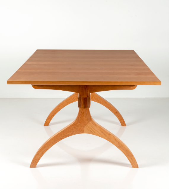 The Wishbone Table in Cherry