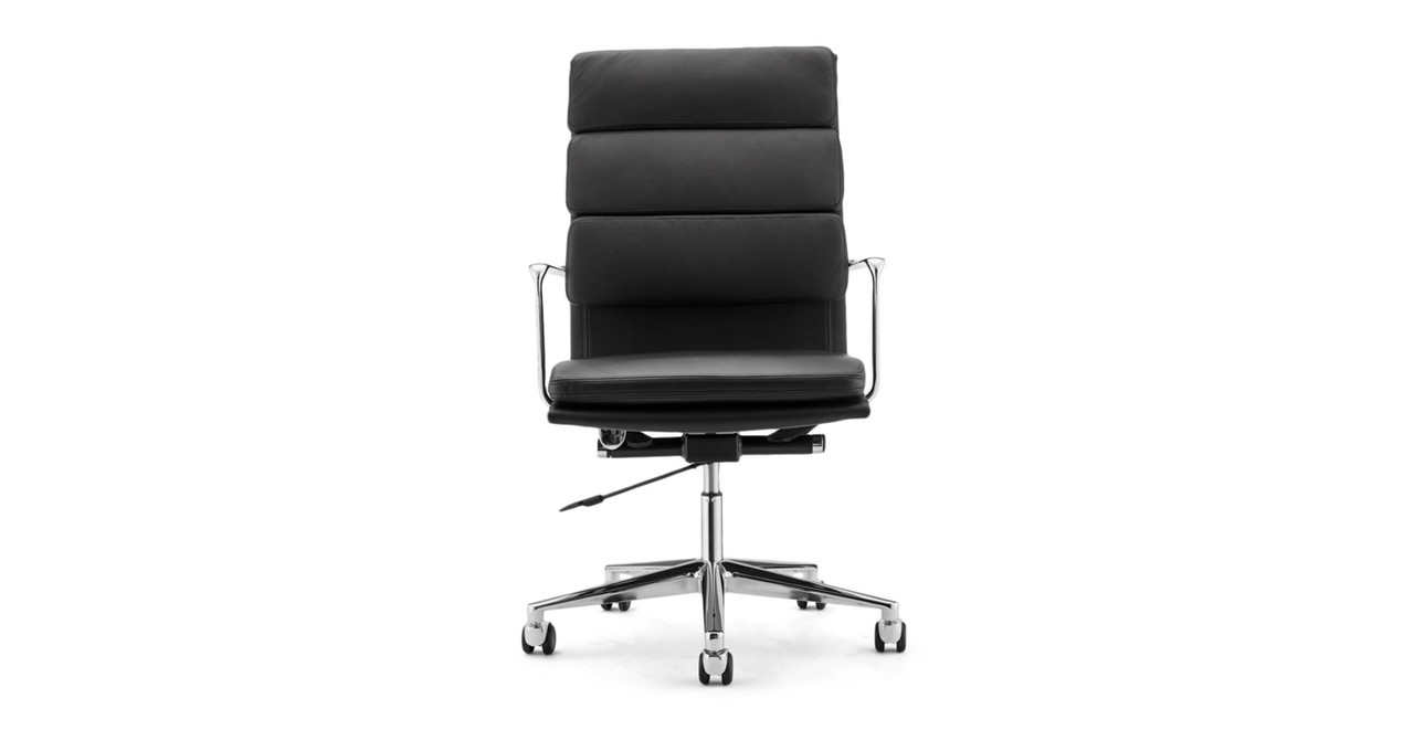 Image of Management Office Chair Softpad Highback - Chrome Frame - Final Sale