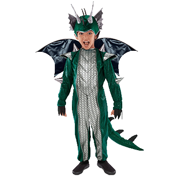 Teetot Dragon Green Child Costume