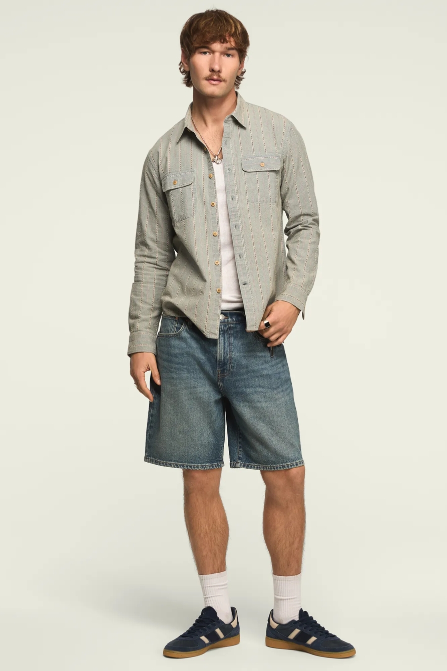 Image of Lucky Brand Loose Short - Men's Shorts Denim Jean in Exozone