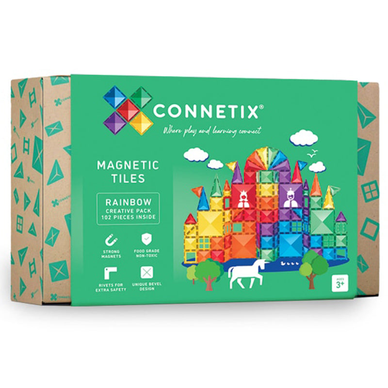 Image of Connetix Rainbow Creative Pack 102 pc