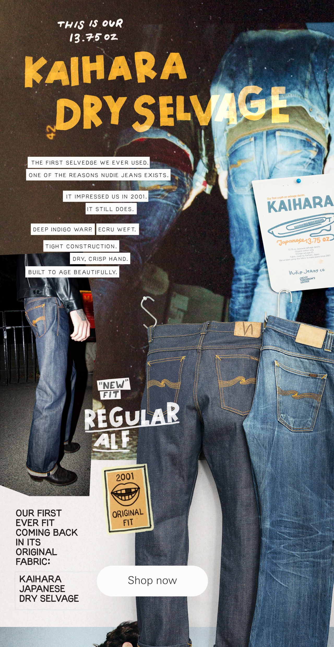 Kaihara Dry Selvage is restocked