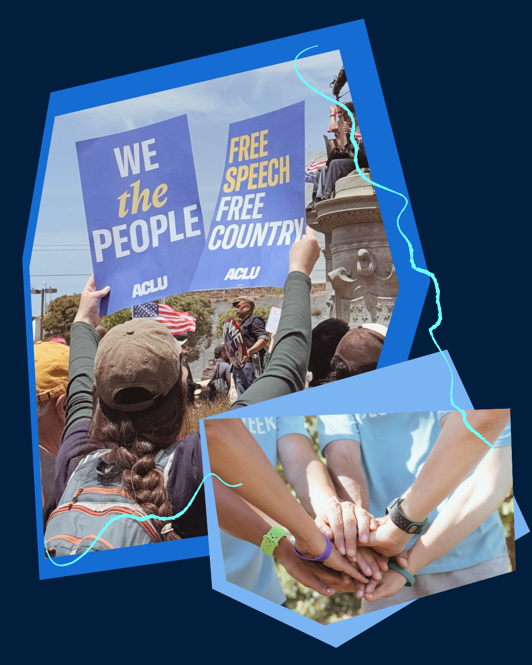 We the people Free speech Free country.