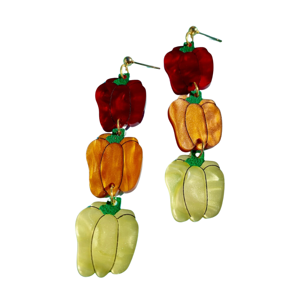 Image of Bell Pepper Earrings