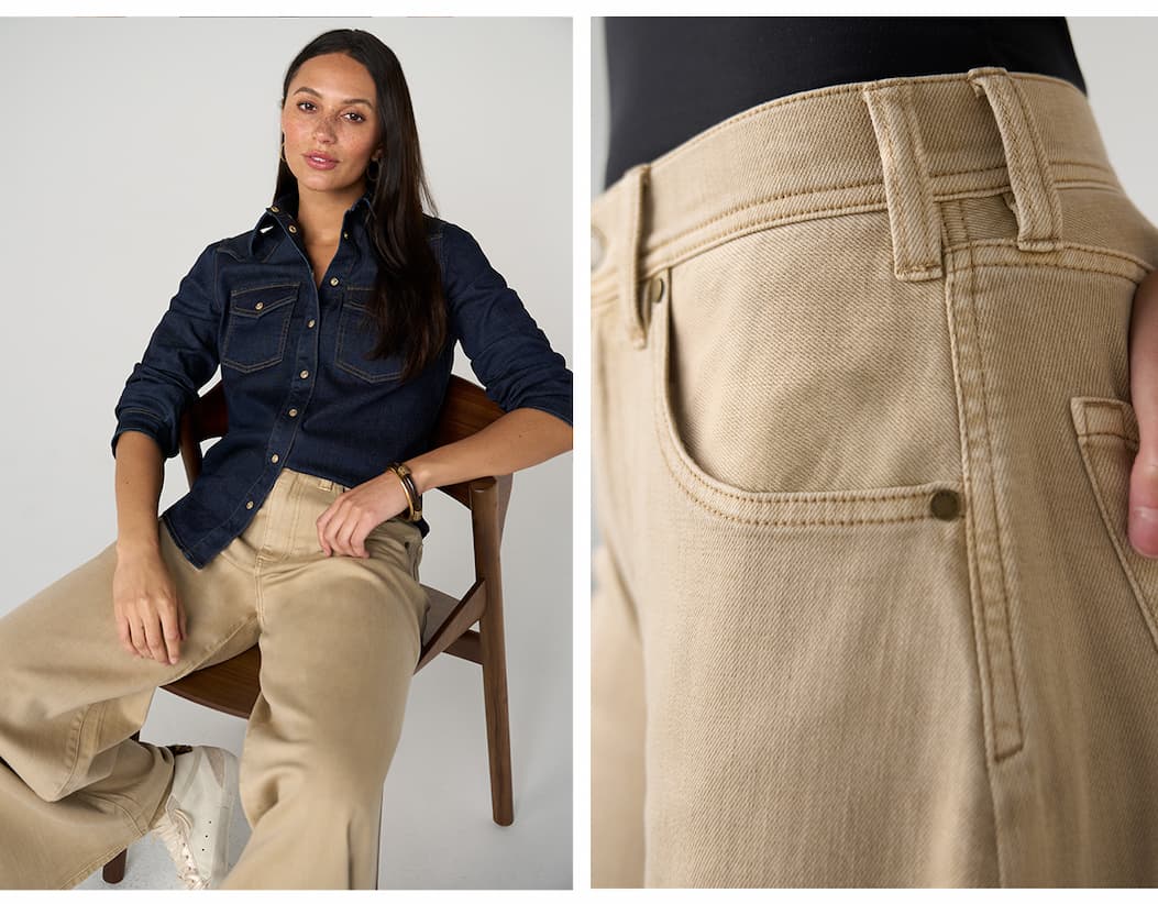 Introducing The Kit. The New High-Rise Wide-Leg
