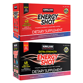 Kirkland Signature Energy Shot or Extra Strength Energy Shot