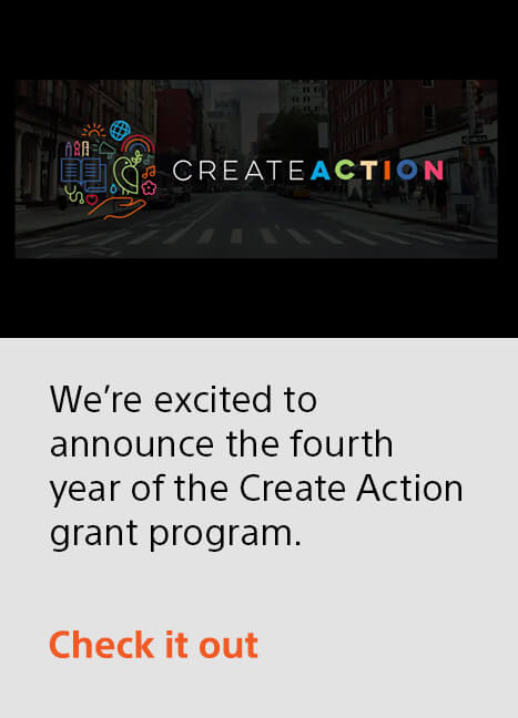 We’re excited to announce the fourth year of the Create Action grant program. | Check it out