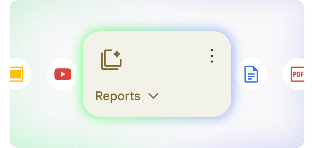 Illustration showing icons to suggest support for multiple file types.
