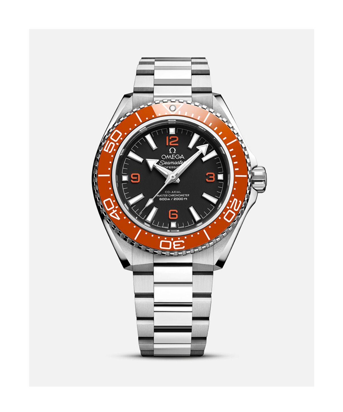 Omega Seamaster Planet Ocean with orange bezel