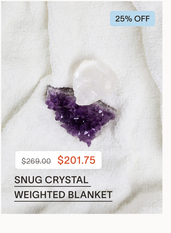 Snug Crystal Weighted Blanket