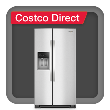 Whirlpool 36-inch 20.85 cu. ft. Counter Depth Side-by-Side Refrigerator with TruCool System