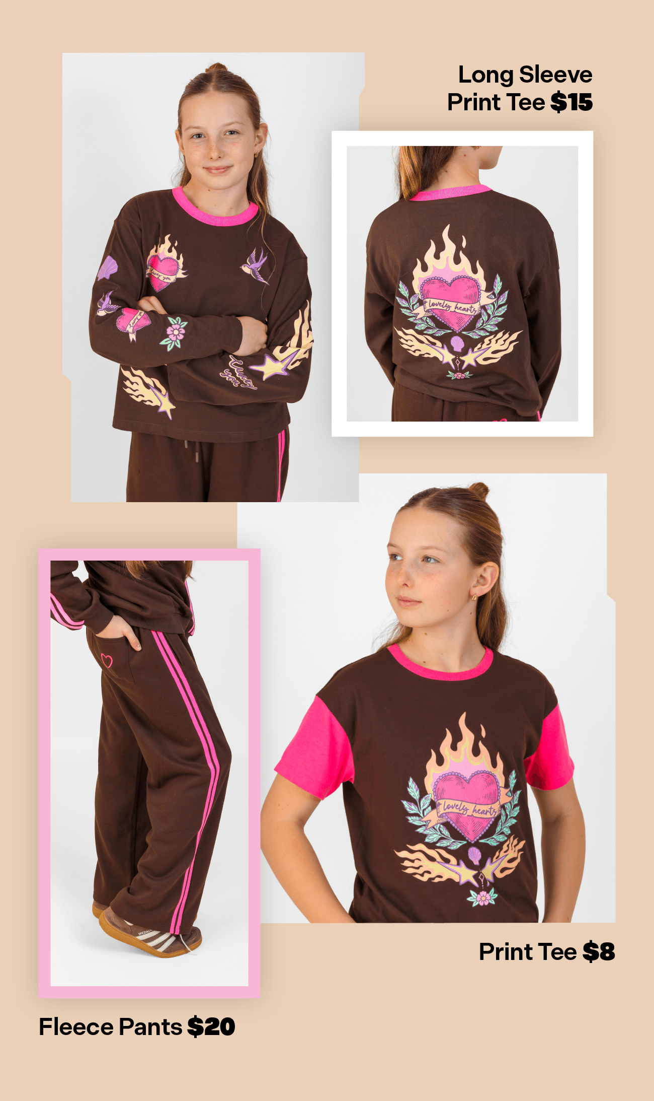 Kids 8-16 Twin Stripe Capsule