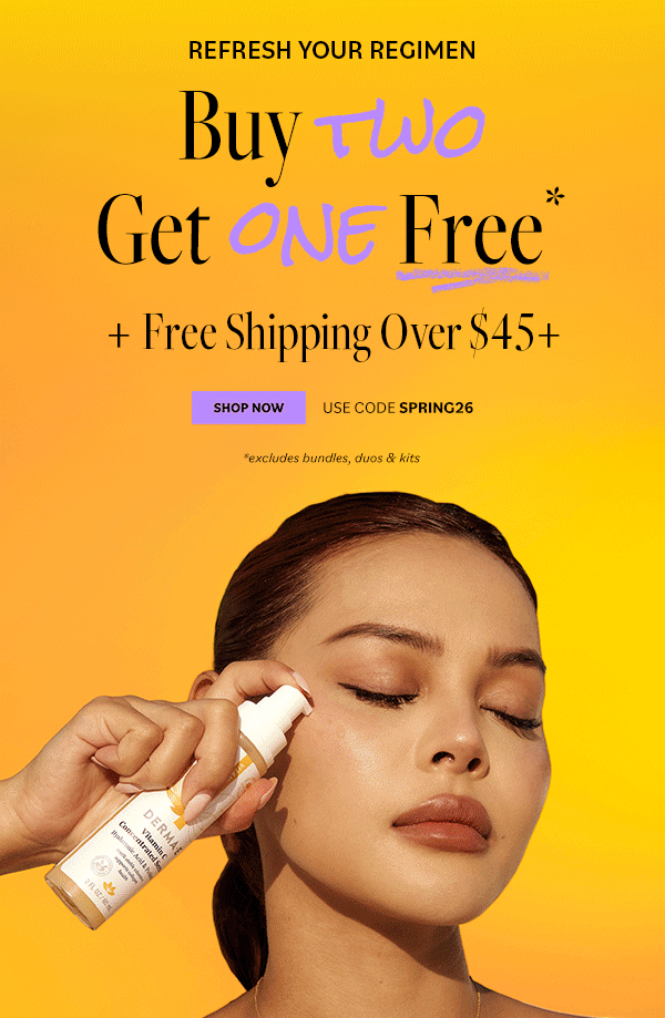  B2G1 + Free Shipping above $45+ 