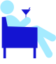 icon of a person in a chair