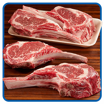Kirkland Signature USDA Prime Beef Bone-In Ribeye Steak