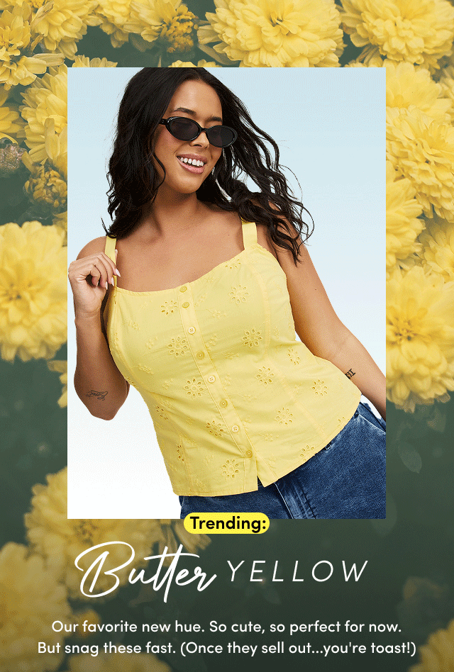 Trending: Butter Yellow | Our Favorite New Hue. So Cute, So Perfect For Now. But Snag These Fast. (Once They Sell Out... You're Toast!)