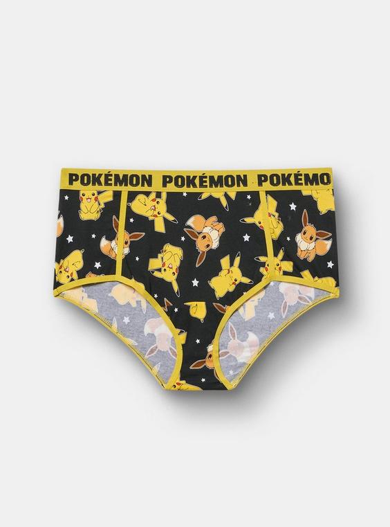 Pokemon Mid-Rise Cotton Brief Panty