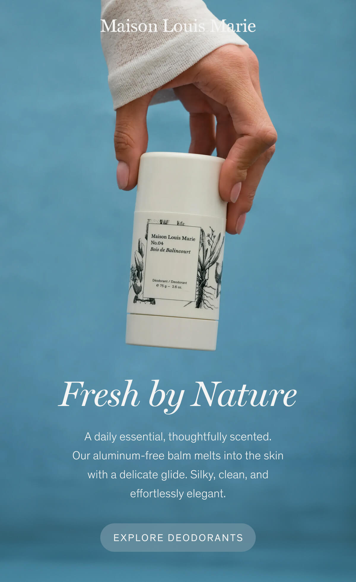 Maison Louis Marie | Fresh by Nature | Explore No.04 Deodorant