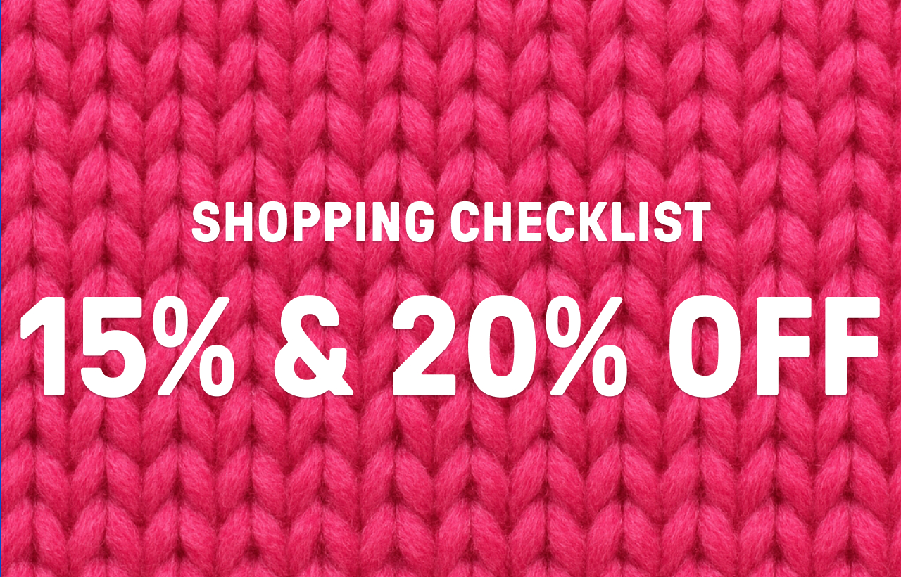 Shopping Checklist