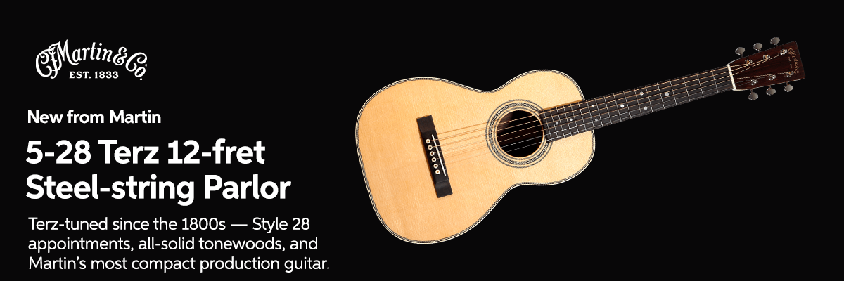 New from Martin: 5-28 Terz 12-fret Steel-string Parlor