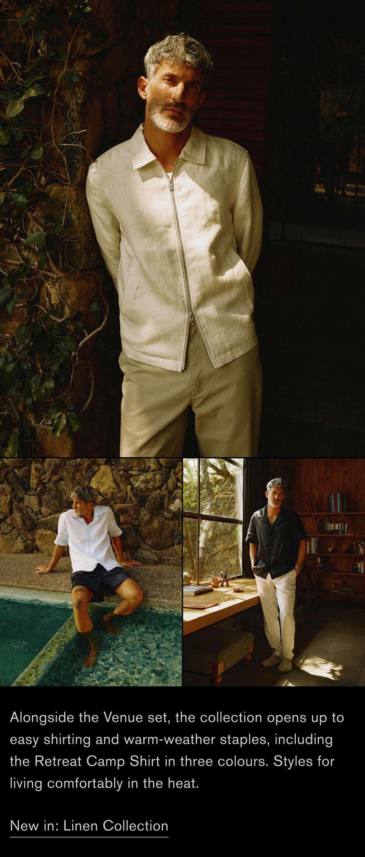 Linen Collection: Life in Natural Texture