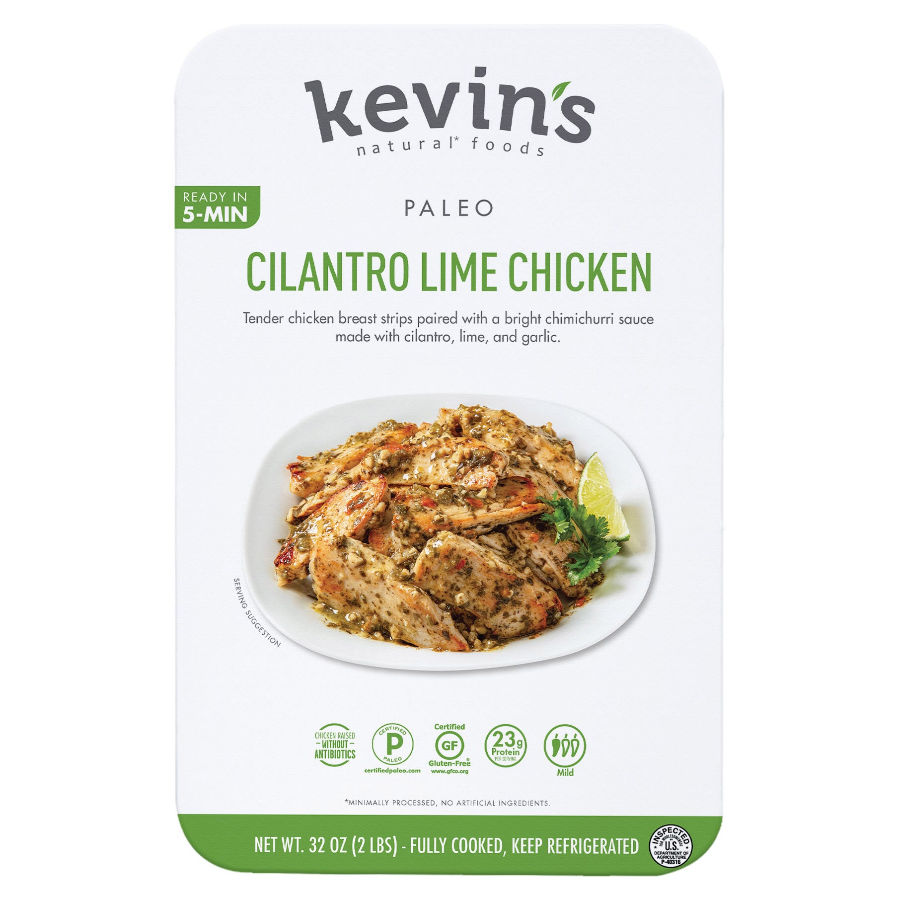 Kevin’s Natural Foods Paleo Cilantro Lime Chicken