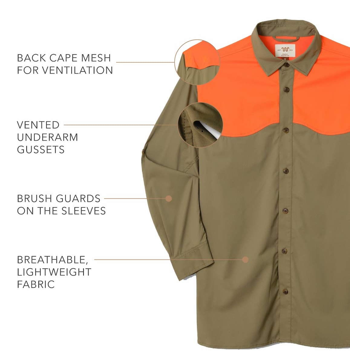Men’s Blue Norther™ Two-Tone Shooting Shirt