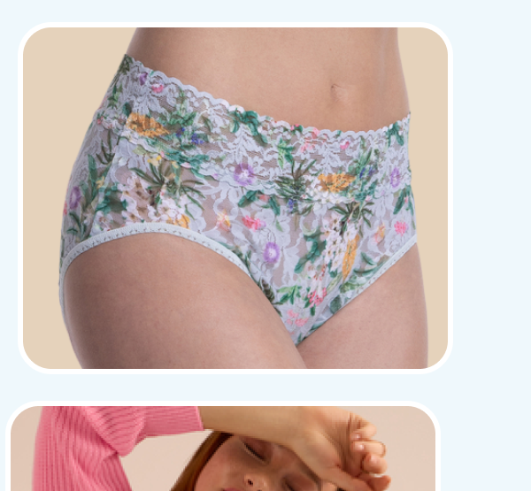 Printed Signature Lace® French Brief Floriculture Floral Print