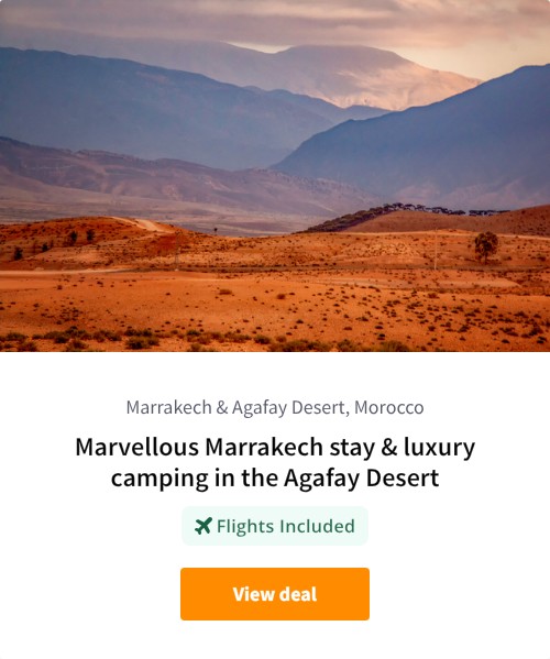 Marvellous Marrakech stay &amp; luxury camping in the Agafay Desert