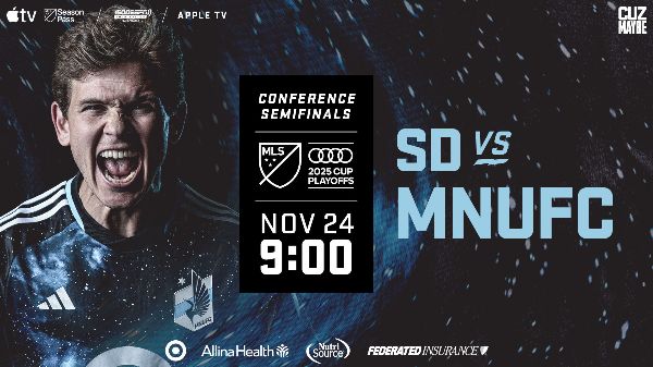 SD vs. MNUFC | November 24 at 9:00 pm