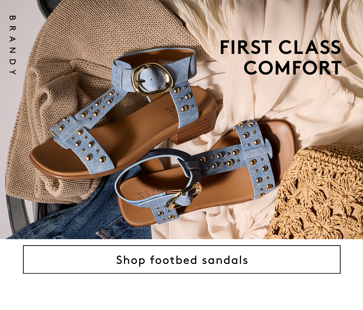 First Class comfort | Shop Footbed Sandals