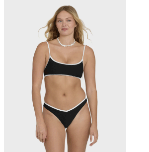 Tanlines Bound Jaclyn Crop Bralette Bikini Top