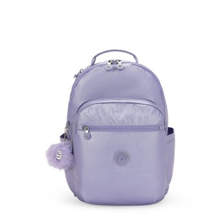 Seoul Large Metallic 15" Laptop Backpack-Amethyst Aura Metallic