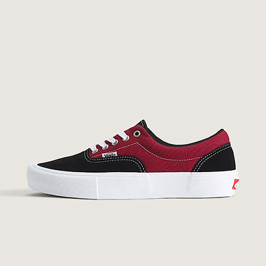Black Dark Red Skate Era Shoe