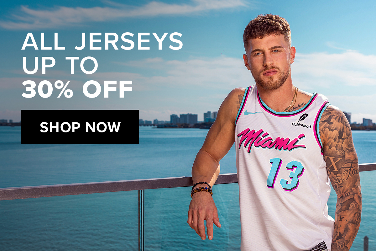 All Jerseys Up to 30% Off | Shop Now