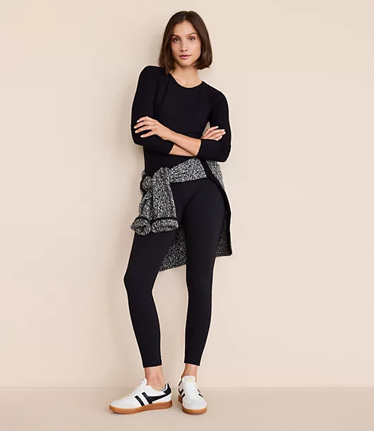 Lou & Grey Cozy Fleece Back Leggings