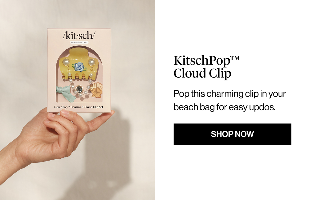 KitschPop™ Cloud Clip. Pop this charming clip in your beach bag for easy updos.
