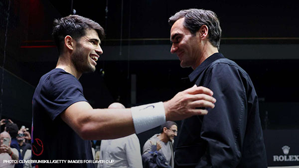 Carlos Alcaraz, Roger Federer