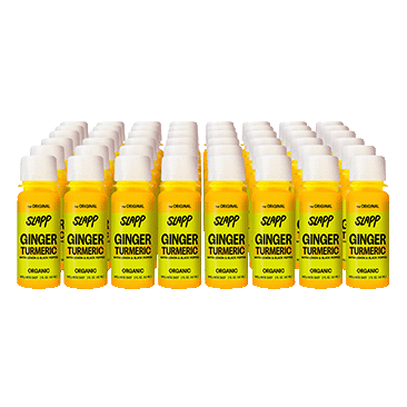 SLAPP Organic Ginger and Turmeric Daily Booster Shots, 48-Count